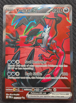 Pokemon Mega Evolution: Perfect Order - Yveltal ex Ultra Rare (105/088) NM - Image 1