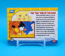 Pokemon Card - The "Tail" End of the Race 50 - Pikachu's Vacation - Topps - Image 3