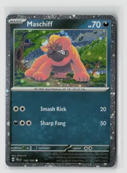 Maschiff #142/193 Cosmos Holo Promo Pokemon TCG NM - Image 1