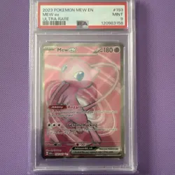Mew ex 193/165 Pokemon Sv: Scarlet & Violet 151 Full Art Holo MINT PSA 9 - Image 1