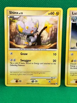 Pokemon Tcg Shinx 74/99 - Luxio 43/99 & Luxray 5/99 Arceus Non Holo - Image 2