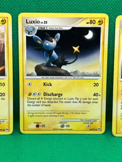 Pokemon Tcg Shinx 74/99 - Luxio 43/99 & Luxray 5/99 Arceus Non Holo - Image 3