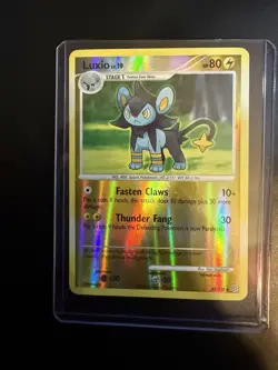 Pokemon TCG Luxio 52/130 Diamond & Pearl Reverse Holo Rare 2007 - Image 1