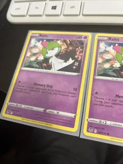 4x Pokemon TCG Ralts 067/195 - Sword & Shield Silver Tempest SIT Playset Common - Image 2