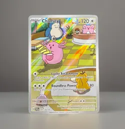 Chansey SV06: Twilight Masquerade 187/167 Illustration Rare NM Pokemon TCG - Image 1