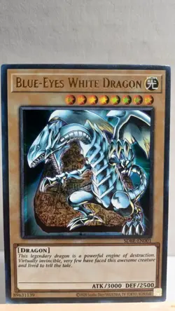 Blue-Eyes White Dragon [Tablet Art] Unlimited [NM] - Yu-Gi-Oh! SDBE [Ultra Rare] - Image 1