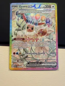 2025 Pokemon Prismatic Evolutions #167/131 Eevee ex - Image 1