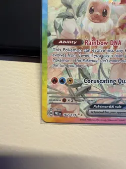 2025 Pokemon Prismatic Evolutions #167/131 Eevee ex - Image 2