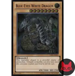 Yugioh Blue-Eyes White Dragon YSKR-EN001 Ultimate Rare NM - Image 1