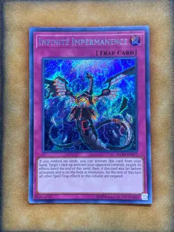 Yugioh Infinite Impermanence FLOD-EN077 Secret Rare LP - Image 1