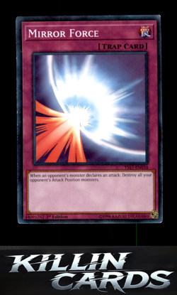 1st Edition Mirror Force YS17-EN034 Common Starter Deck: Link Strike YuGiOh Card - Image 1