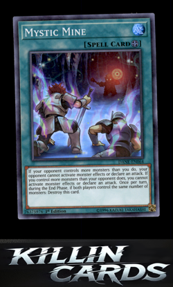 1st Edition Mystic Mine DANE-EN064 Super Rare Dark Neostorm YuGiOh Card LP - Image 1