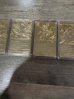 Pokemon Burger Gold Plated Promo Card Set of 6 Limited Edition 1999 New Rare - Image 4
