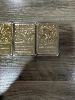 Pokemon Burger Gold Plated Promo Card Set of 6 Limited Edition 1999 New Rare - Image 5