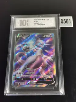 Pokemon Card 2024 S-Chinese Mewtwo V SR cs5ac 135/127-Pyxis 10 - Image 1