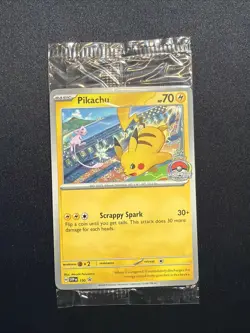 Pikachu 190/SVP - Promo Pokemon Card Mew World Championships 2024 - SEALED - Image 1