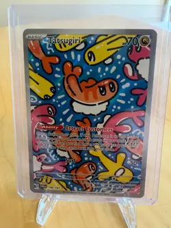 Tatsugiri 186/187 Twilight Masquerade Illustration Rare Pokemon TCG card - Image 1