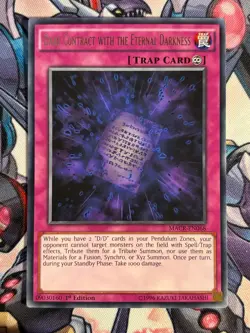 Dark Contract with the Eternal Darkness MACR-EN068 ULTRA RARE YuGiOh Card - Image 1