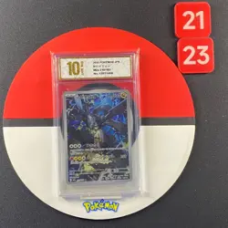JAPANESE POKEMON CARD N's Zekrom AR 210/193 Mega Dream ex M2a Grade10 - Image 1