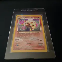 Pokemon TCG Light Arcanine Neo Destiny Holo Card 12/105 - Image 2