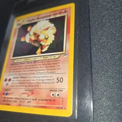 Pokemon TCG Light Arcanine Neo Destiny Holo Card 12/105 - Image 4