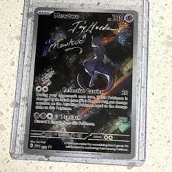 Signed Jay Goede Mewtwo 052 Sv: Scarlet & Violet Promo Cards Holo - Image 1