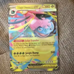 Pokemon TCG - Mega Venusaur ex MEP 013 - Black Star Promo JUMBO LENTICULAR CARD - Image 1