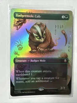 Badgermole Cub (Borderless) Avatar: The Last Airbender Foil - Image 1
