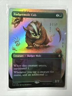 Badgermole Cub (Borderless) Avatar: The Last Airbender Foil - Image 3