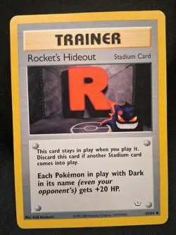 Pokemon Neo - Revelation Rocket’s Hideout Trainer 63/64 - Image 1