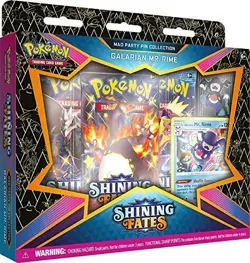 Pokemon Shining Fates Mad Party Pin Collektion - Galarian Mr. Rime EN NEU & OVP - Image 1
