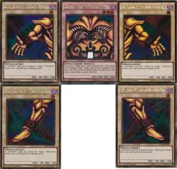 Yu-Gi-Oh! Exodia the Forbidden One Set PGL2 1st Edition Ultra Rare 5 Card - Image 1