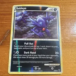 Pokemon Sableye 35/90 Undaunted Reverse Holo Basic Uncommon 60 HP English - Image 2