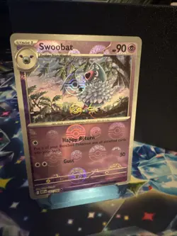 Swoobat (Poke Ball Pattern) 037/086 Sv: White Flare Holo Near Mint NM Pokemon - Image 1