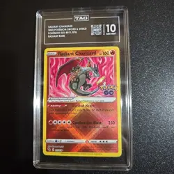 Pokemon Go Radiant Charizard 011/078 TAG10 - Image 1