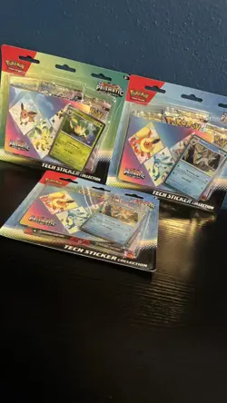 (3x) Pokemon TCG Prismatic Evolutions 3 pack Blisters (2x Glaceon) (1x Leafeon) - Image 1