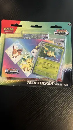 (3x) Pokemon TCG Prismatic Evolutions 3 pack Blisters (2x Glaceon) (1x Leafeon) - Image 2