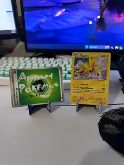 Pokemon TCG Zapdos 23/108 Cracked Ice Holo Roaring Skies LP - Image 1