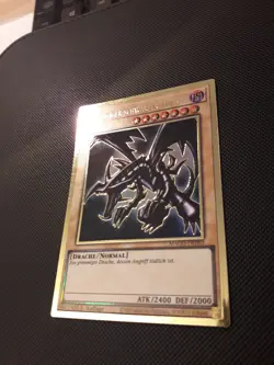 Yu-Gi-Oh! Rotaugiger schwarzer Drache, MAGO-DE003, Gold Rare, 1. Auflage, NM-M - Image 2