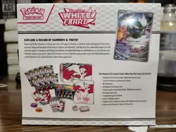 Pokemon Scarlet & Violet White Flare Elite Trainer unopened Box - Image 3