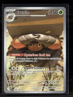 Pokemon 2025 Destined Rivals Crustle #186/182 - Image 1