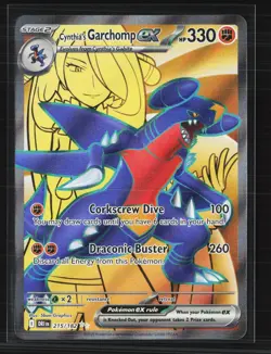 Pokemon 2025 Scarlet & Violet Destined Rivals Cynthia's Garchomp EX SAR #215/182 - Image 1