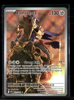 Pokemon 2025 Destined Rivals Zamazenta #201/182 - Image 1