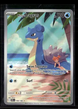 Pokemon 2025 Destined Rivals Misty's Lapras #194/182 - Image 1