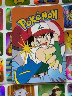 Pokemon 151 Vintage Pocket Monsters Vending HOLO Prism Sticker 2000 Nintendo - Image 5