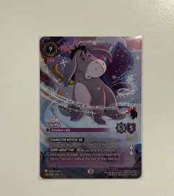 Disney Lorcana Winterspell Eeyore In the Way Enchanted 226/204 Halo Set - Image 2