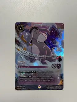 Disney Lorcana Winterspell Eeyore In the Way Enchanted 226/204 Halo Set - Image 3