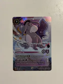 Disney Lorcana Winterspell Eeyore In the Way Enchanted 226/204 Halo Set - Image 5
