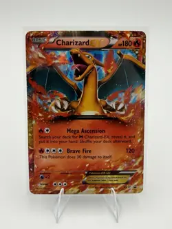 Pokemon TCG XY17 Charizard EX Black Star Promo Holo Card LP - Image 1