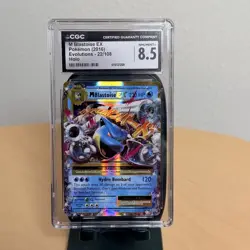 M Blastoise EX Evolutions 22/108 CGC 8.5 Holo Ultra Rare 220 HP Pokemon Card - Image 1